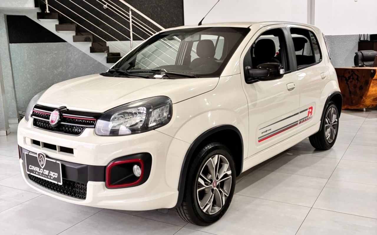 Fiat Uno SPORTING 1.3 Flex 8V 5p na cor Branco em Ponta Grossa / PR - 1877105