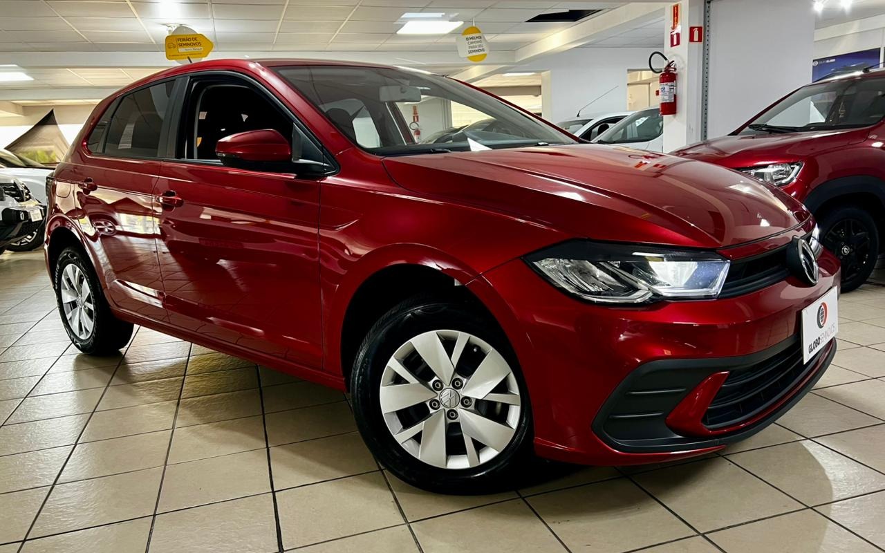 Volkswagen Polo Sense TSI 1.0 Flex 12V Aut na cor Vermelho em Curitiba / PR - 1917827