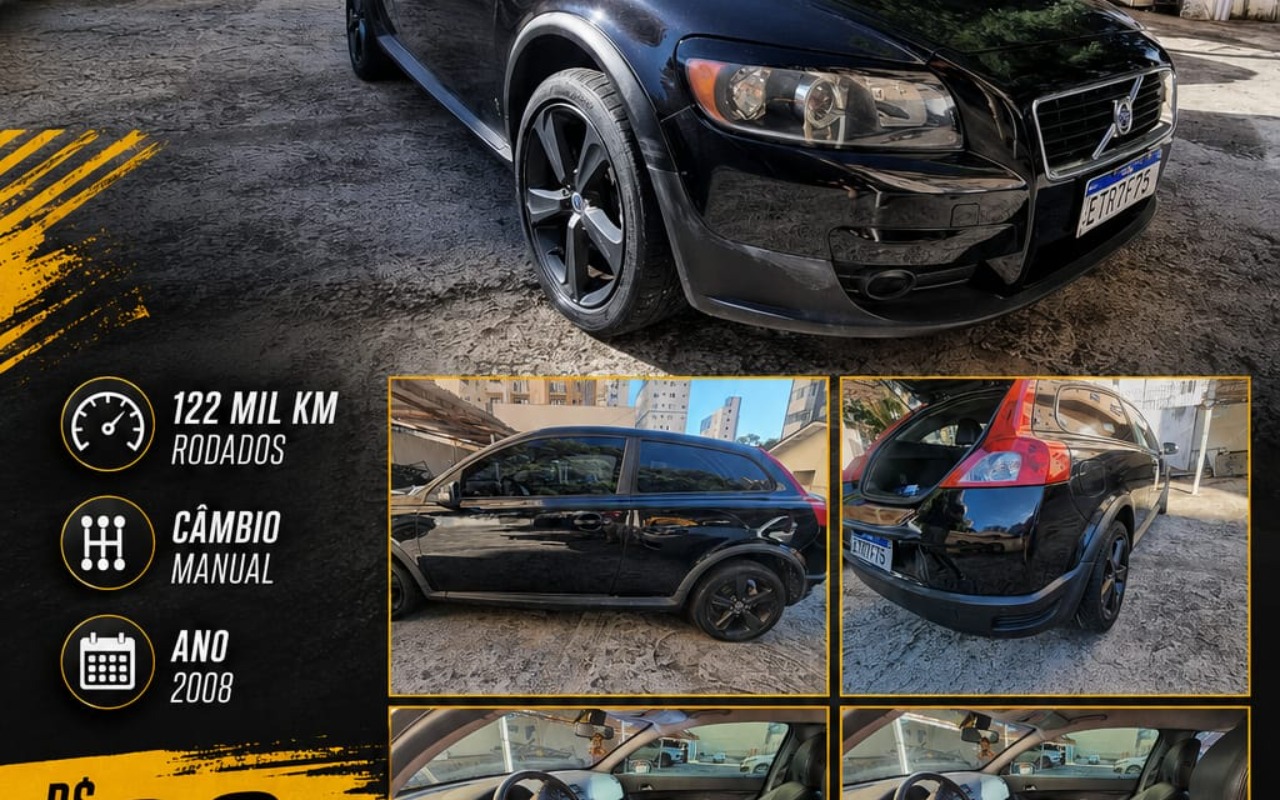 Volvo C30 2.0 145cv na cor Preto em Curitiba / PR - 1918937