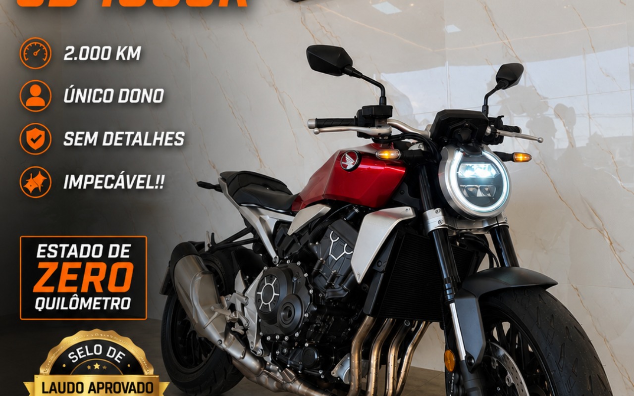 Honda CB 1000R/ABS  na cor Vermelho em Curitiba / PR - 1934324