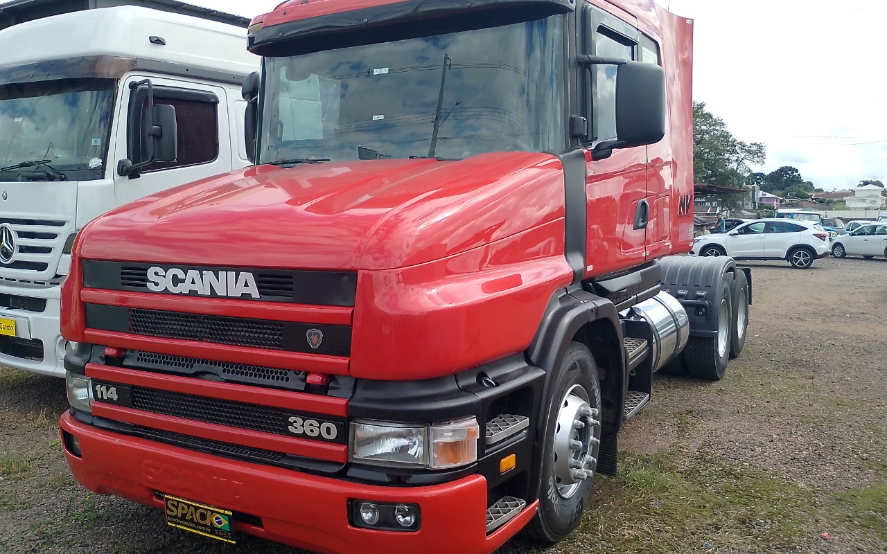 SCANIA T-114 GB 360 4x2 NZ 2p (diesel) na cor Vermelho em Campo Largo / PR - 1935919
