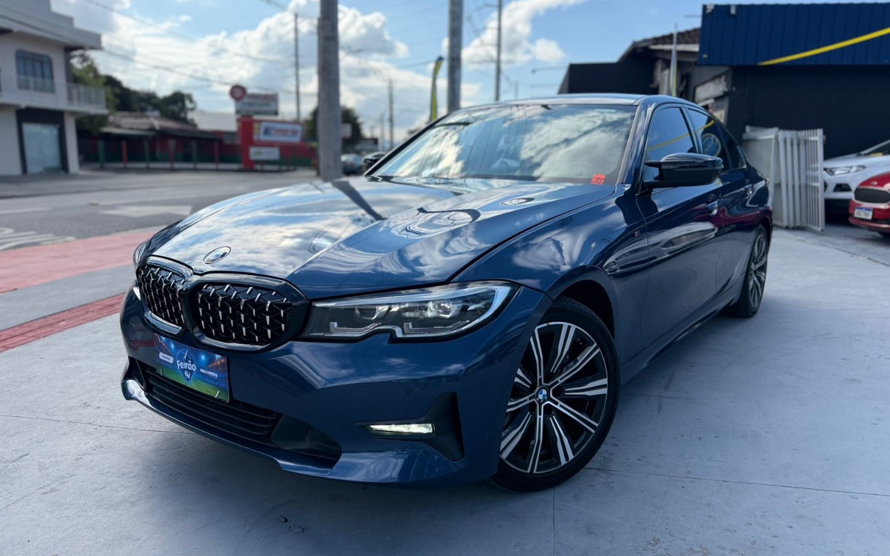 BMW 320i 2.0 Turbo/ActiveFlex (A) 16V/GP 4p na cor Azul em Joinville / SC - 1990562