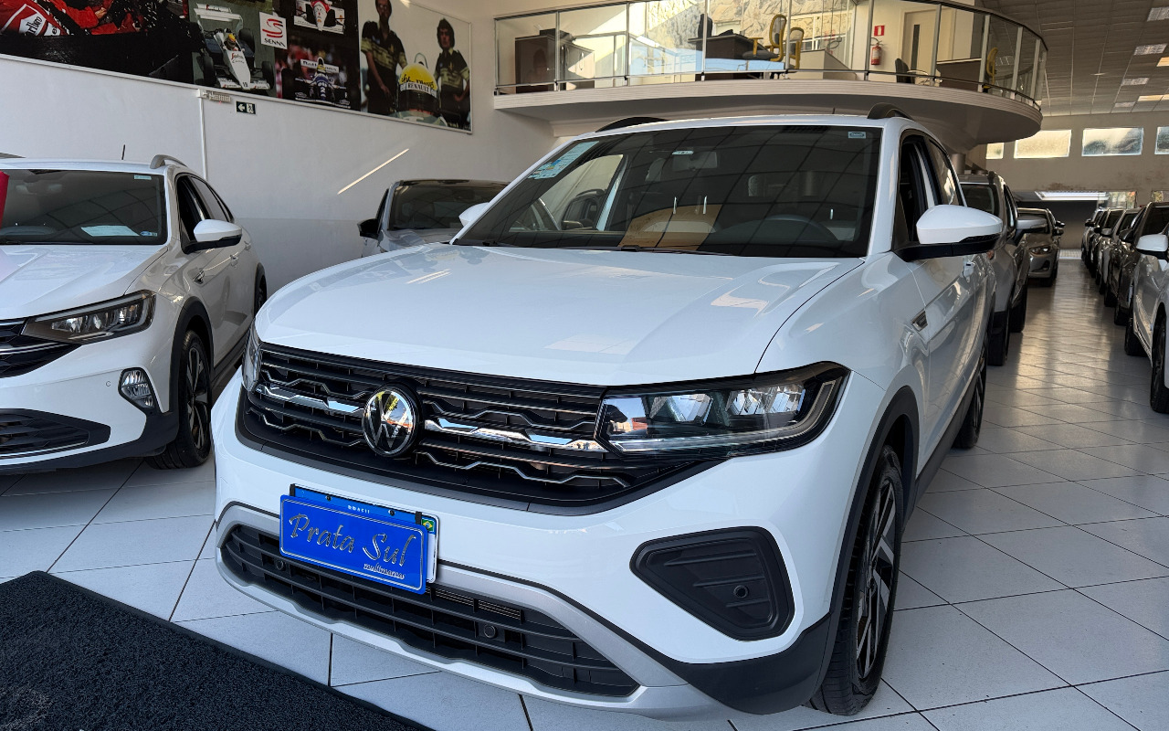 Volkswagen T-Cross Comfor. 200 TSI 1.0 Flex 5p Aut. na cor Branco em Curitiba / PR - 2031236