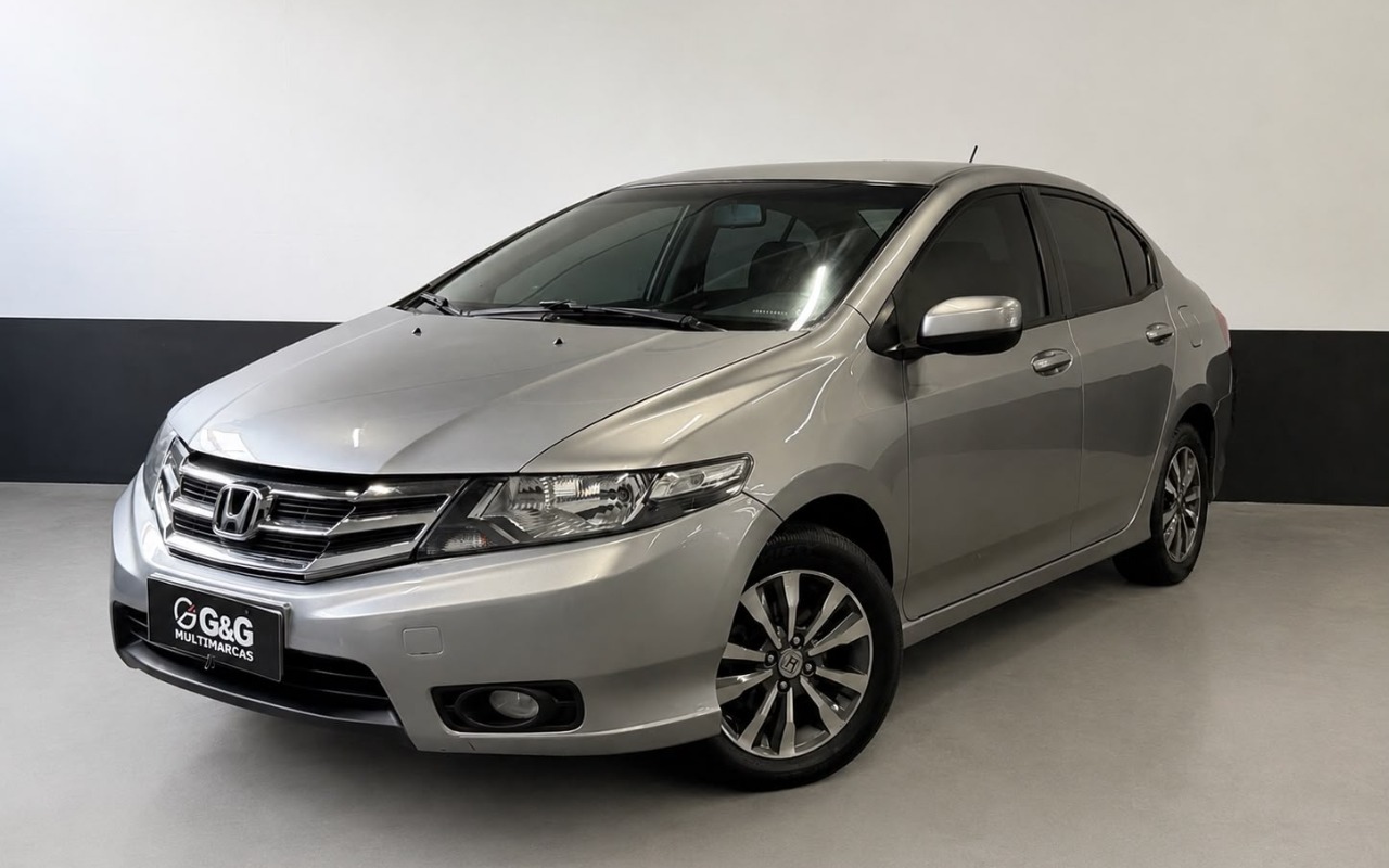 Honda City Sedan LX 1.5 Flex 16V 4p Aut. na cor Cinza em Joinville / SC - 2048486