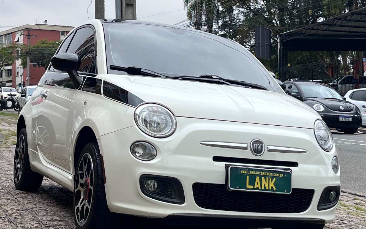 Fiat 500 Sport Air 1.4 16V/1.4 Flex Mec. na cor Branco em Curitiba / PR - 2053551