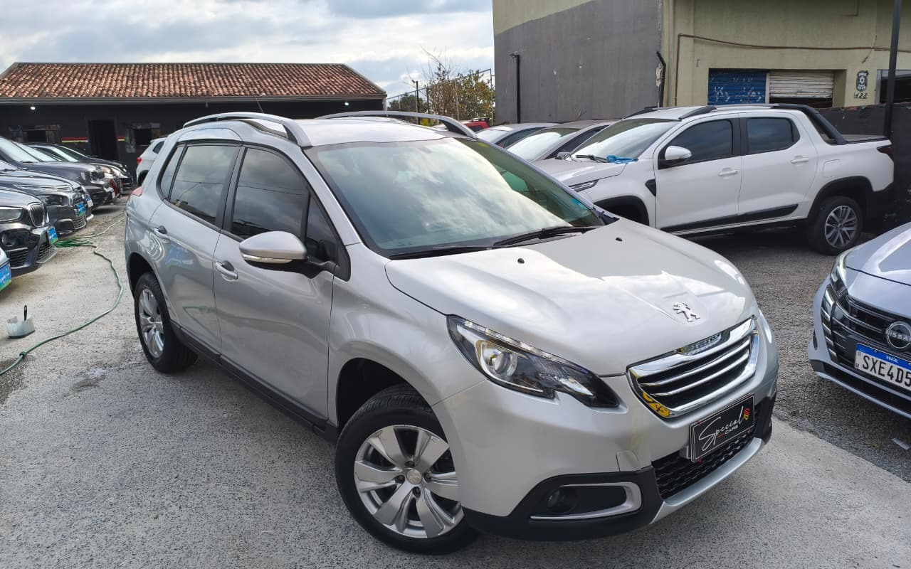 Peugeot 2008 Allure 1.6 Flex 16V 5p Aut. na cor Prata em Pinhais / PR - 2070361