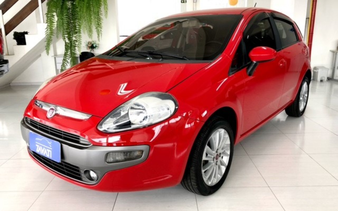 Fiat Punto ESSENCE 1.6 Flex 16V 5p na cor Vermelho em Campo Largo / PR - 2070670