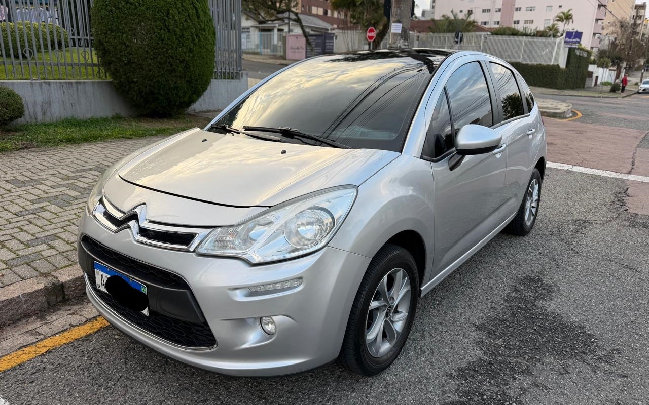 Citroën C3 Tendance 1.5 Flex 8V 5p Mec. na cor Prata em Curitiba / PR - 2089559