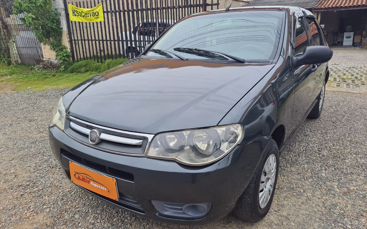 Fiat Palio 1.0 ECONOMY Fire Flex 8V 4p na cor Cinza em Curitiba / PR - 2090098