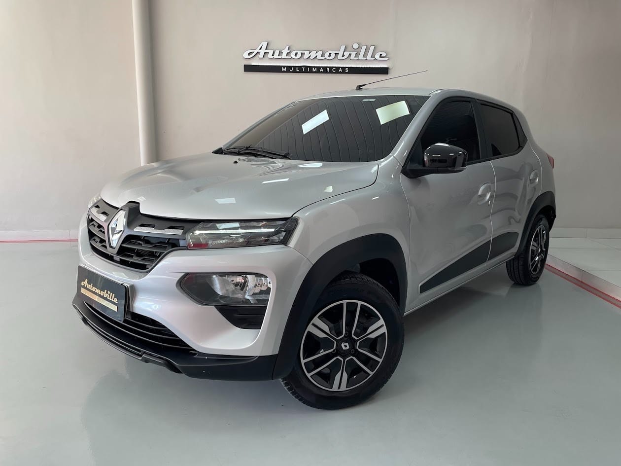 Renault Kwid Intense 1.0 Flex 12V 5p Mec. na cor Cinza em Curitiba / PR - 21392