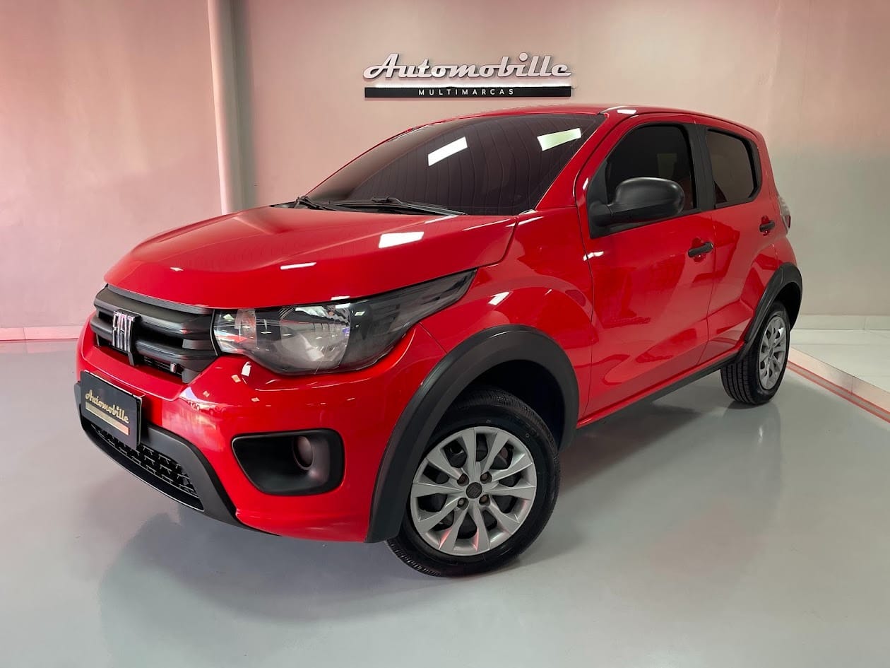 Fiat Mobi LIKE 1.0 Fire Flex 5p. na cor Vermelho em Curitiba / PR - 21395