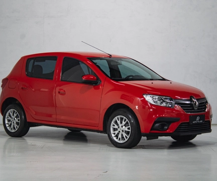 Renault Sandero 2021 Vermelho — foto 1 de 3