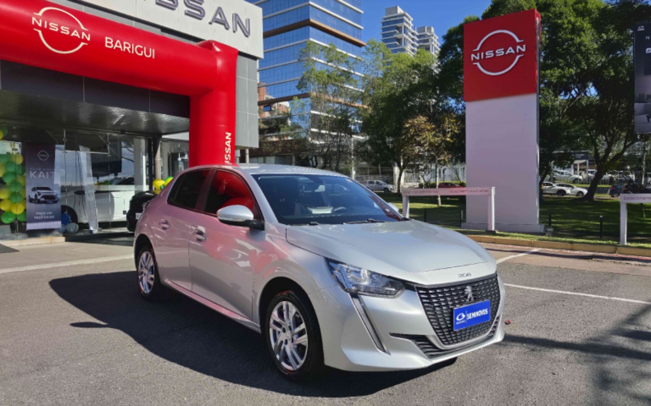 Peugeot 208 Active 1.6 Flex 16V 5p Aut. na cor Prata em Curitiba / PR - 2155039