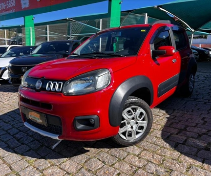 Fiat Uno WAY 1.0 Flex 6V 5p 2015 Vermelho — foto 1 de 3
