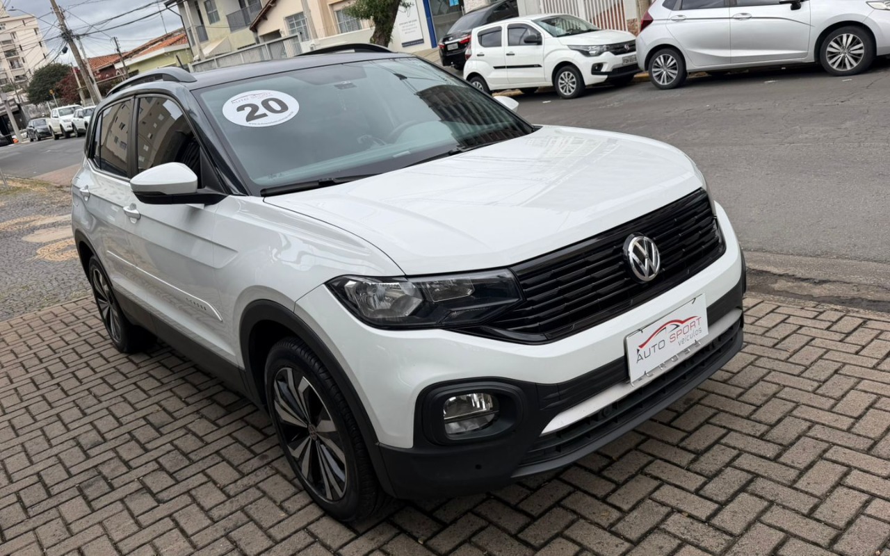 Volkswagen T-Cross 200 TSI 1.0 Flex 12V 5p Aut. na cor Branco em Campinas / SP - 2155950