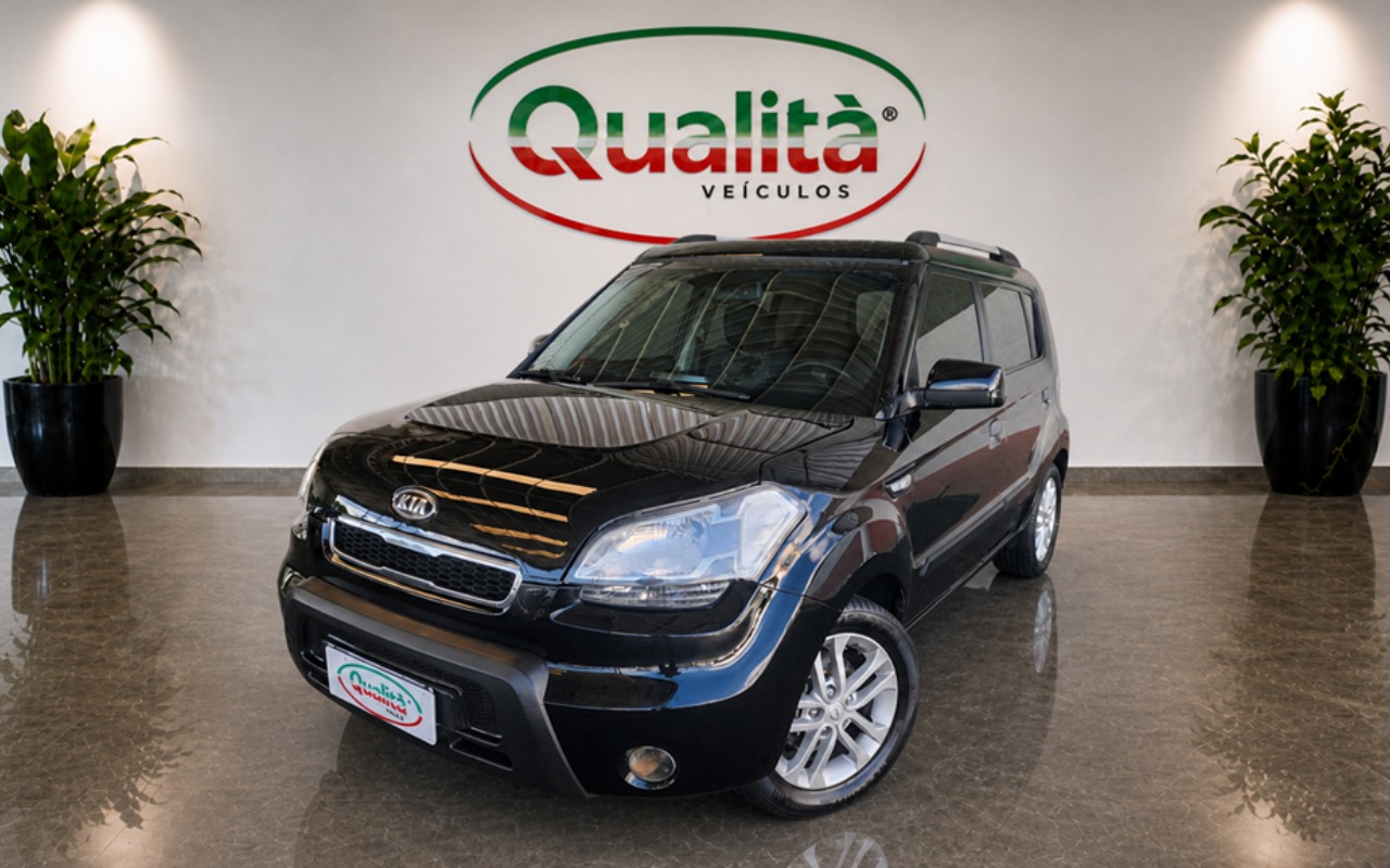 Kia SOUL 2010 Preto — foto 1 de 3