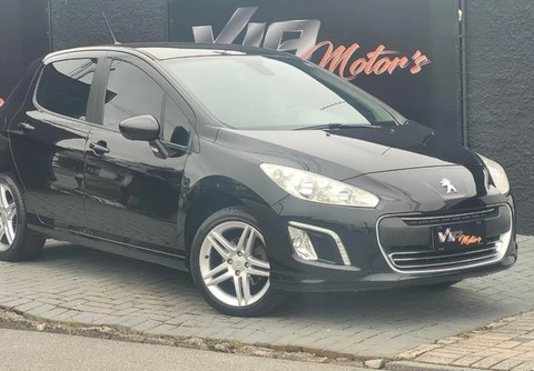 Peugeot 308 2013 Preto — foto 1 de 3