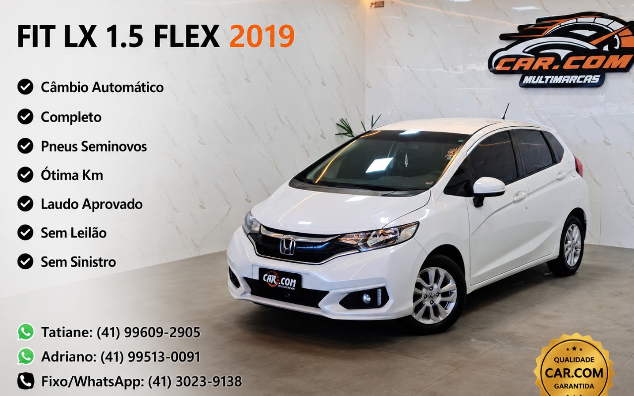 Honda Fit LX 1.5 Flexone 16V 5p Aut. na cor Branco em Curitiba / PR - 2199687