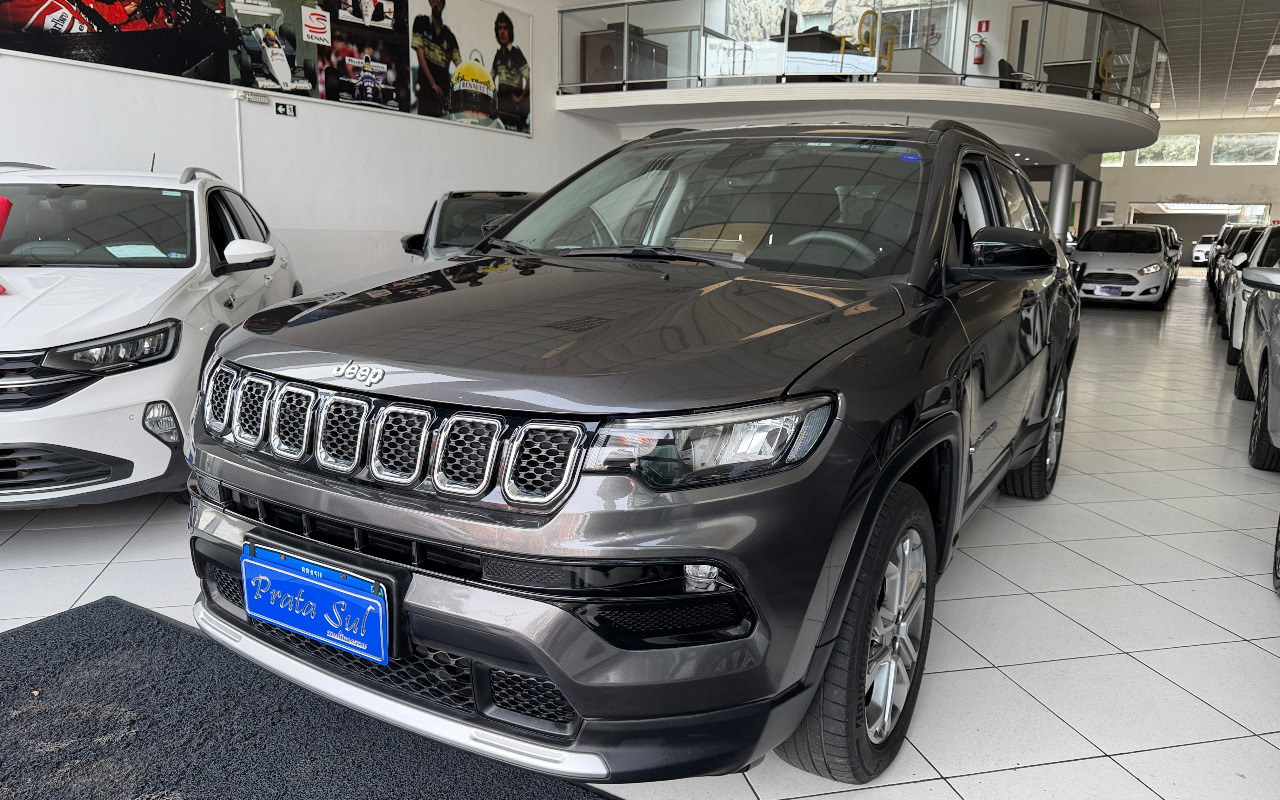 Jeep Compass LONG. T270 1.3 TB 4x2 Flex Aut. na cor Cinza em Curitiba / PR - 2203896