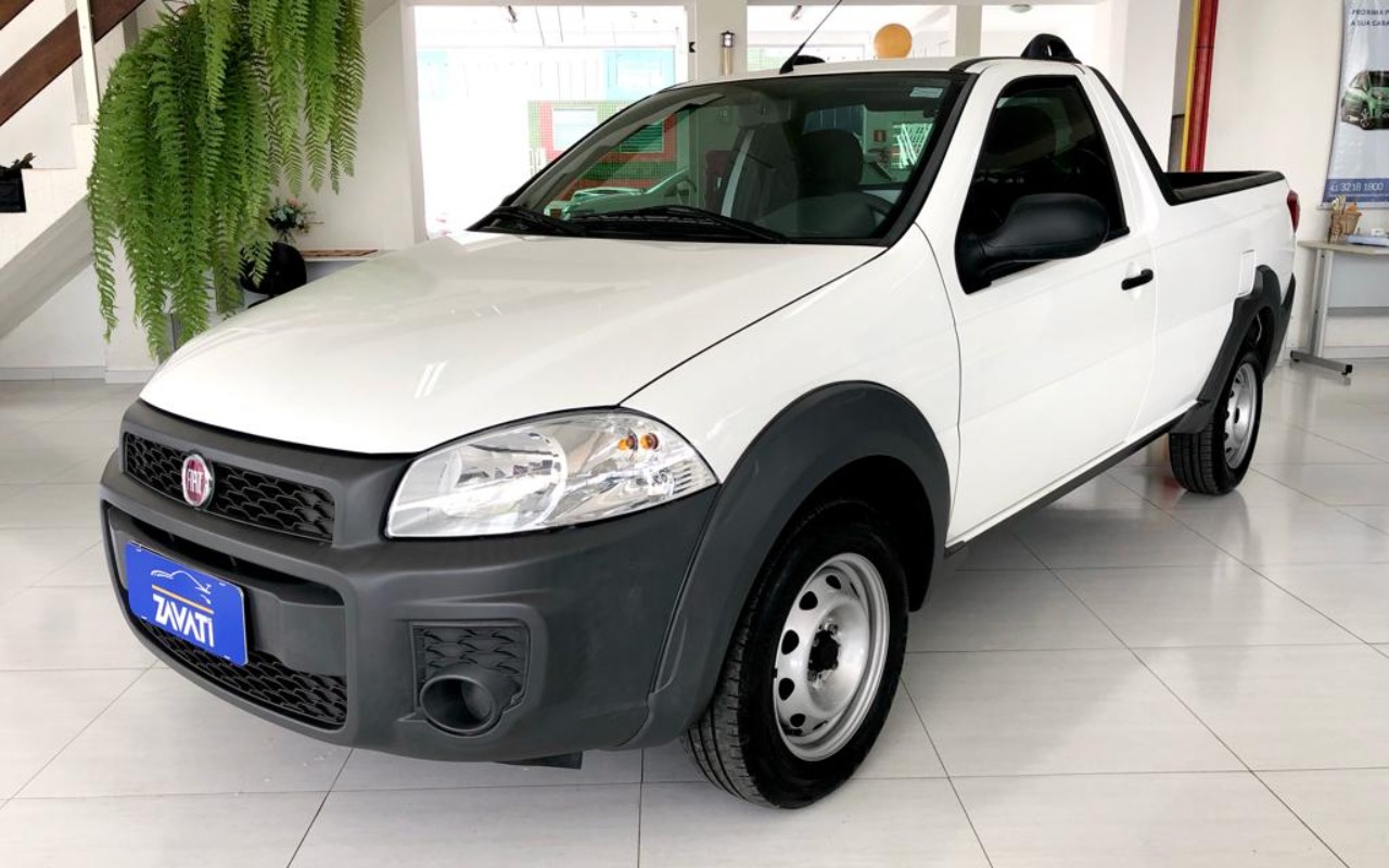 Fiat Strada Working HARD 1.4 Fire Flex 8V CS na cor Branco em Campo Largo / PR - 2257806