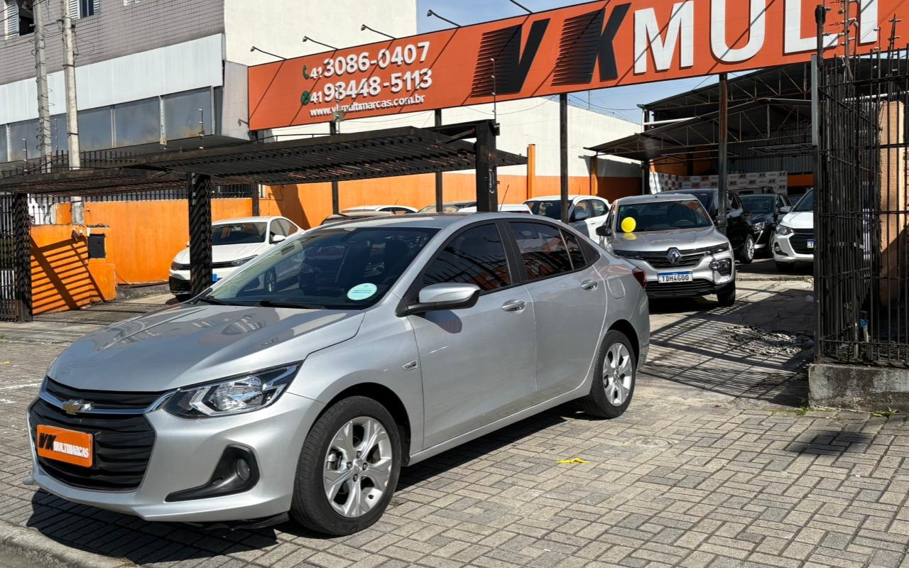 Chevrolet Onix SEDAN Plus LT 1.0 12V TB Flex Aut. na cor Prata em Curitiba / PR - 2260041
