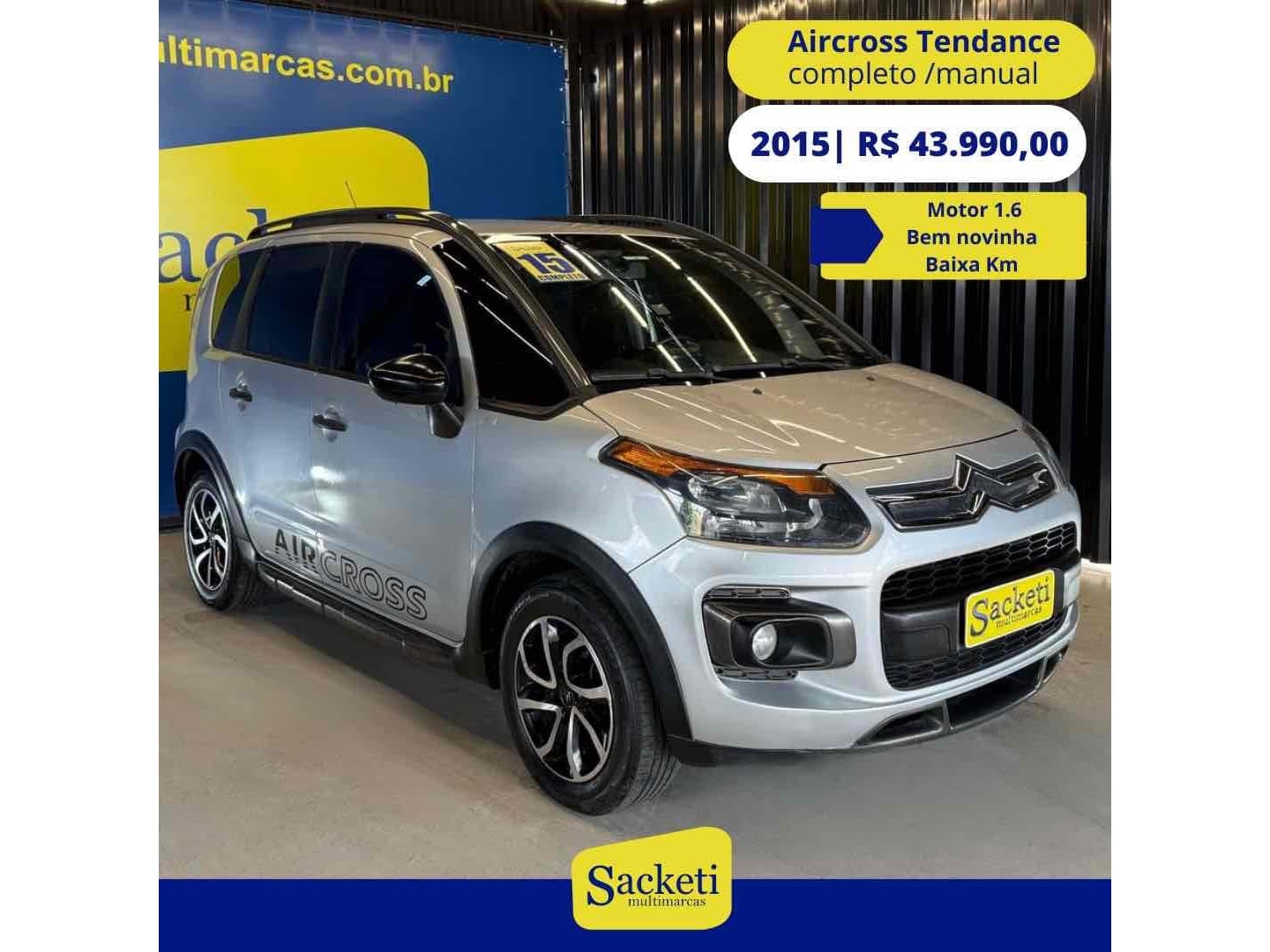 Citroën C3 Aircross 2015 Cinza — foto 1 de 3