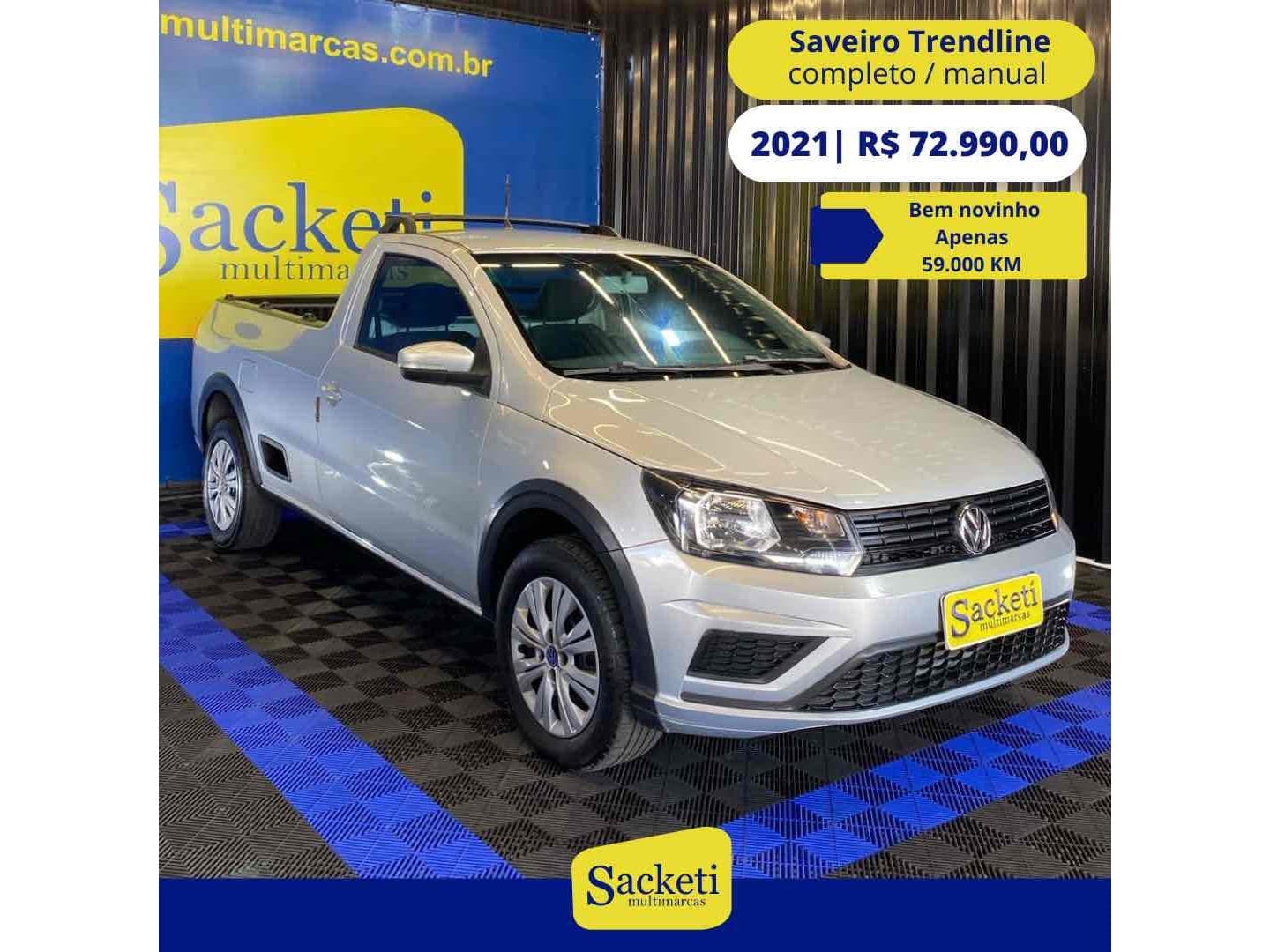 Volkswagen Saveiro 2021 Cinza — foto 1 de 3