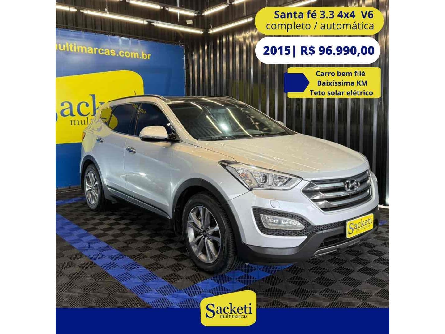 Hyundai Santa Fé 2015 Cinza — foto 1 de 3