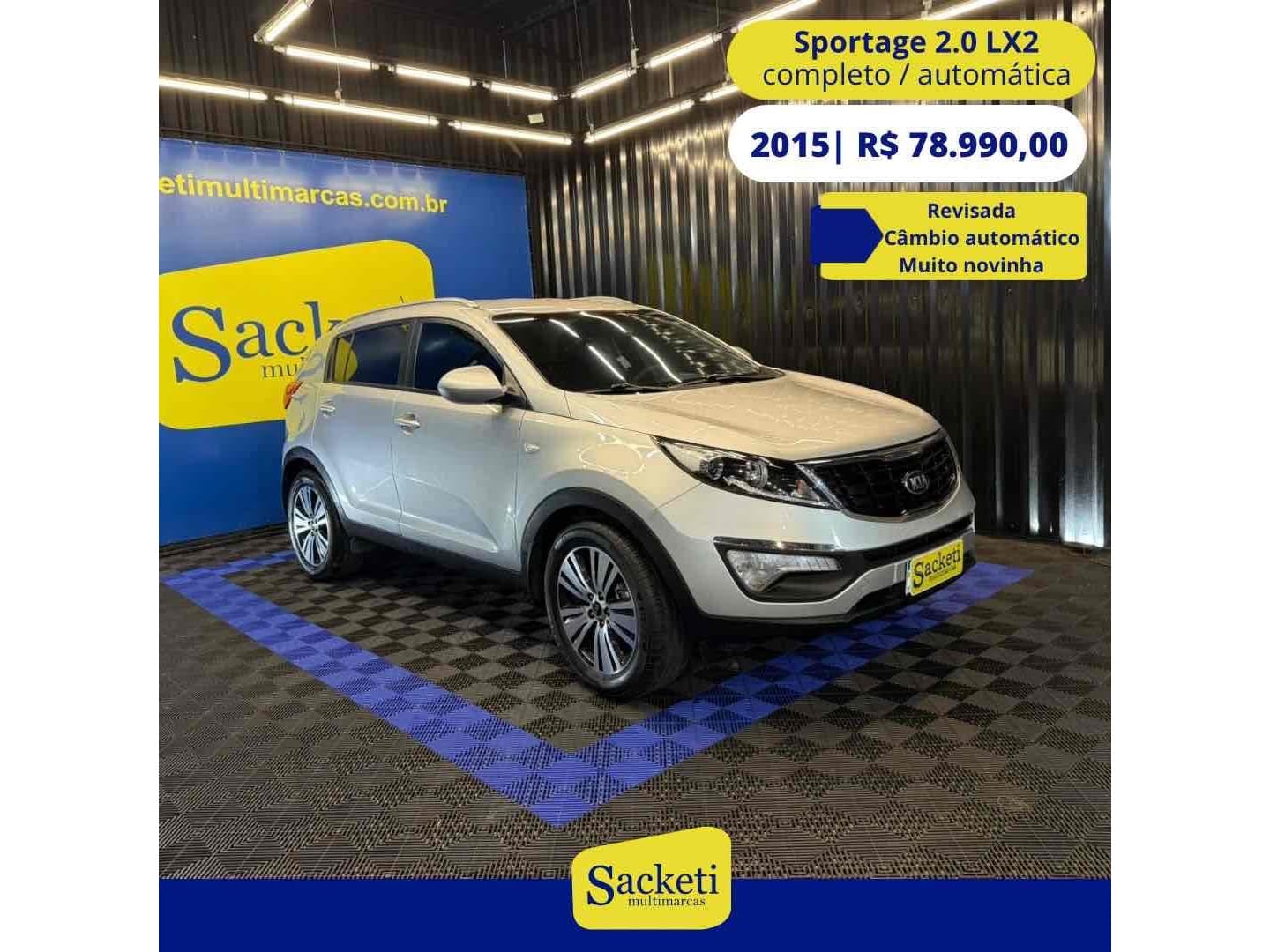 Kia Sportage 2015 Cinza — foto 1 de 3