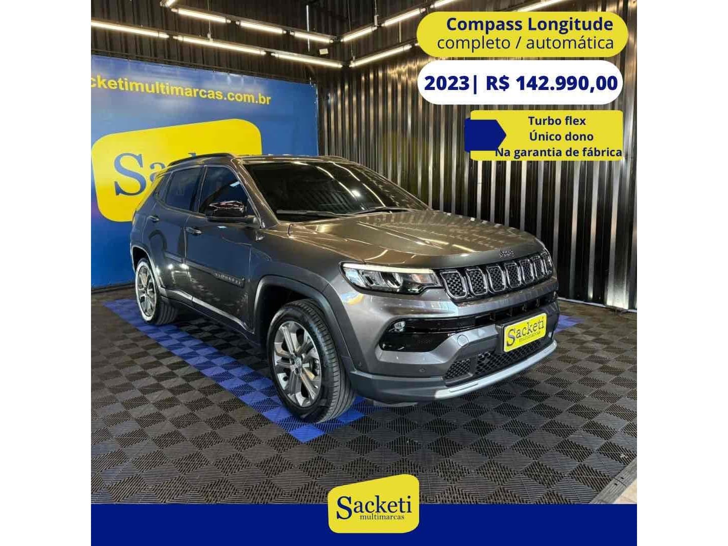 Jeep Compass 2023 Cinza — foto 1 de 3