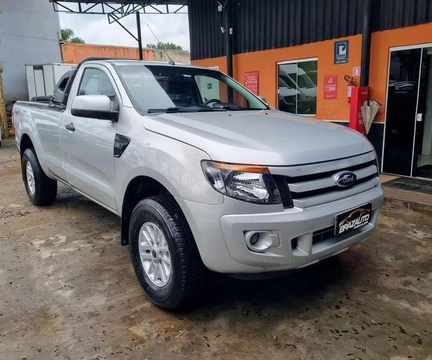 Ford Ranger XL 2.3 CS 2014 Prata — foto 1 de 3