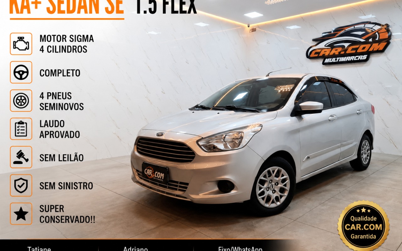 Ford Ka 2015 Prata — foto 1 de 3
