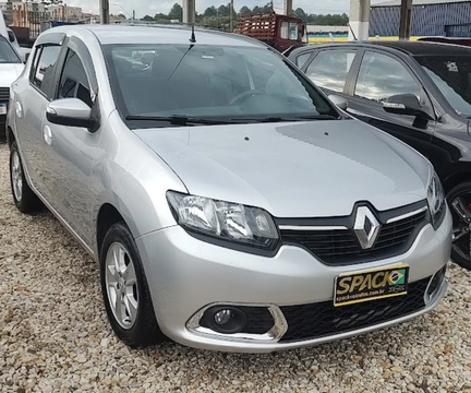 Renault Sandero vibe Flex 1.0 12V 5p 2019 Prata — foto 1 de 3