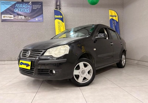 Volkswagen Polo Sedan 1.6 Mi 101cv 8V 4p 2008 Preto — foto 1 de 3