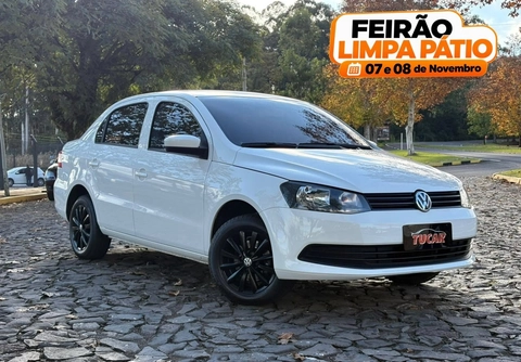 Volkswagen Voyage 1.0 Flex 12V 4p 2014 Branco — foto 1 de 3
