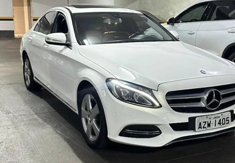 Mercedes-Benz C-200 2015 Branco — foto 1 de 3