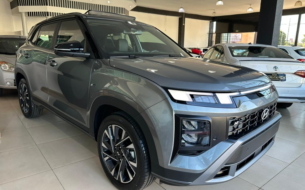 Hyundai Creta N Line 1.6 TB 12V Flex Aut. na cor Cinza em Londrina / PR - 2403387