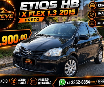Toyota Etios 2015 Preto — foto 1 de 3