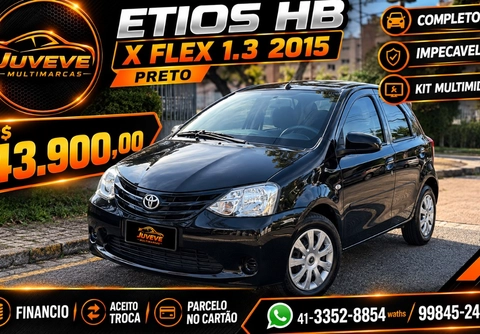 Toyota Etios 2015 Preto — foto 1 de 3