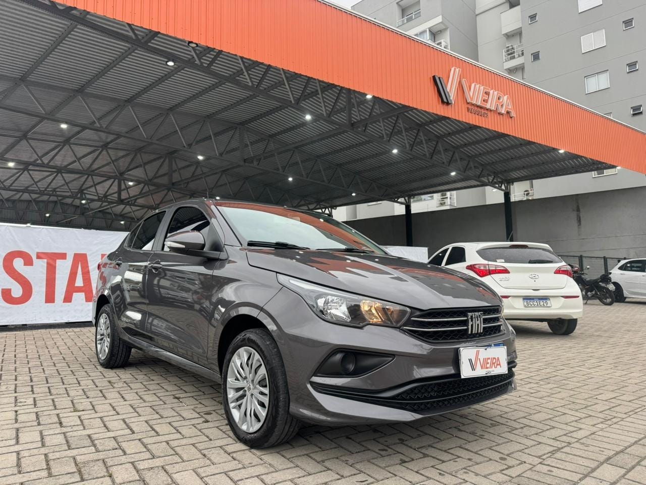 Fiat Cronos DRIVE 1.3 8V Flex na cor Cinza em Brusque / SC - 24527