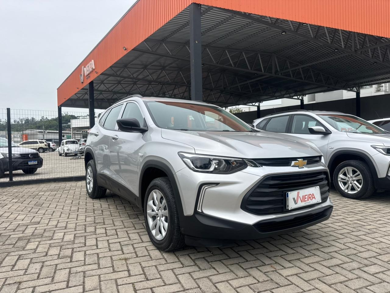 Chevrolet Tracker 1.0 Turbo 12V Flex Aut. na cor Cinza em Brusque / SC - 24531
