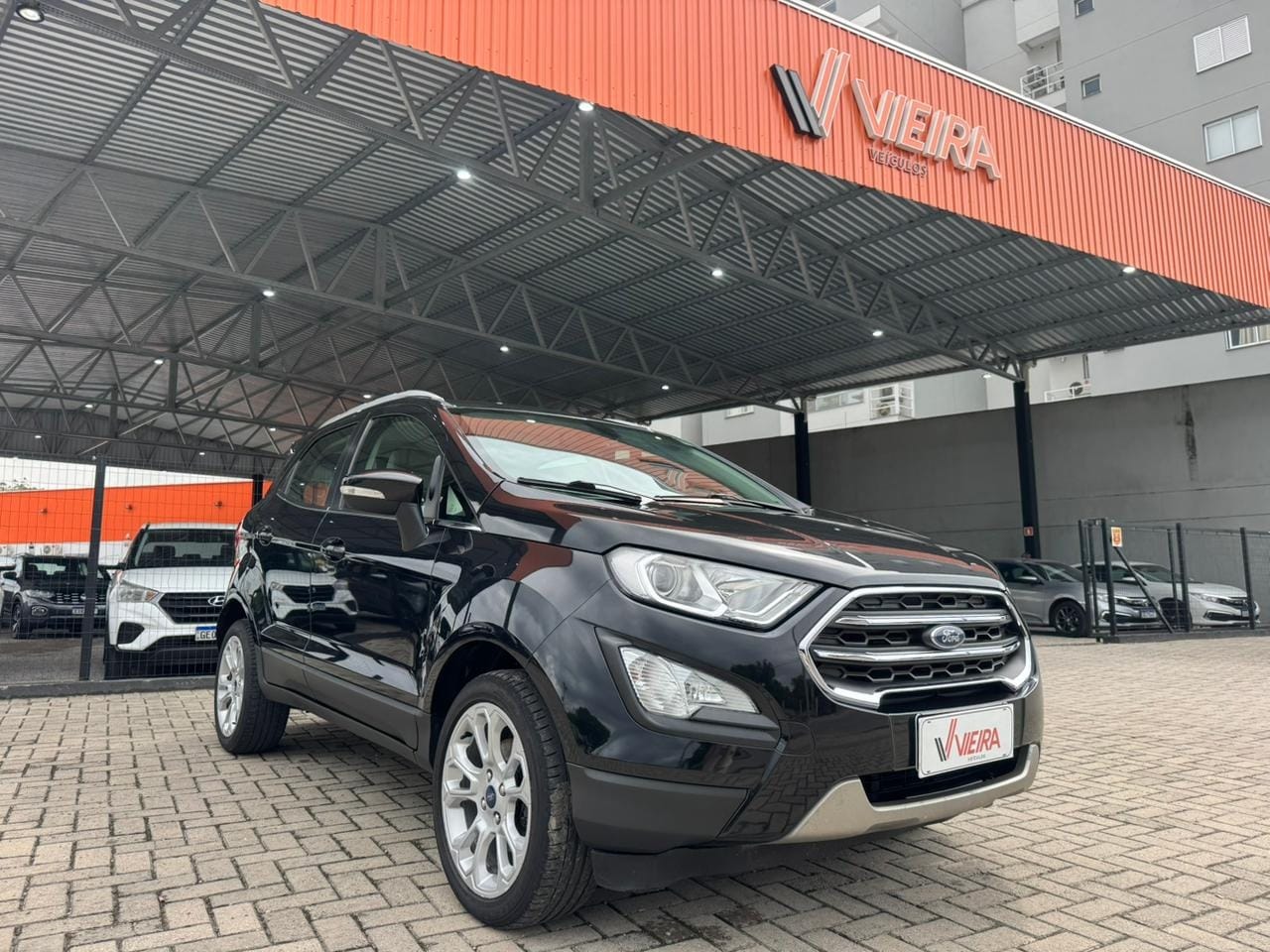 Ford EcoSport TITANIUM 1.5 12V Flex 5p Aut. na cor Preto em Brusque / SC - 24536