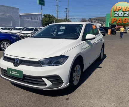 Volkswagen Polo 1.0 TSI Flex 12V 5p 2024 Branco — foto 1 de 3