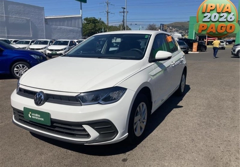Volkswagen Polo 1.0 TSI Flex 12V 5p 2024 Branco — foto 1 de 3