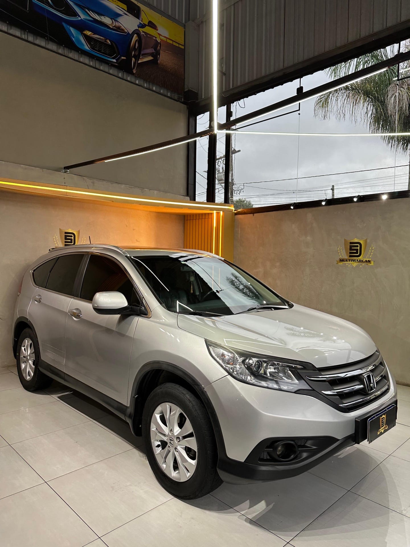 Honda CR-V EXL 2.0 16V 4WD/2.0 Flexone Aut. na cor Cinza em Ponta Grossa / PR - 25150