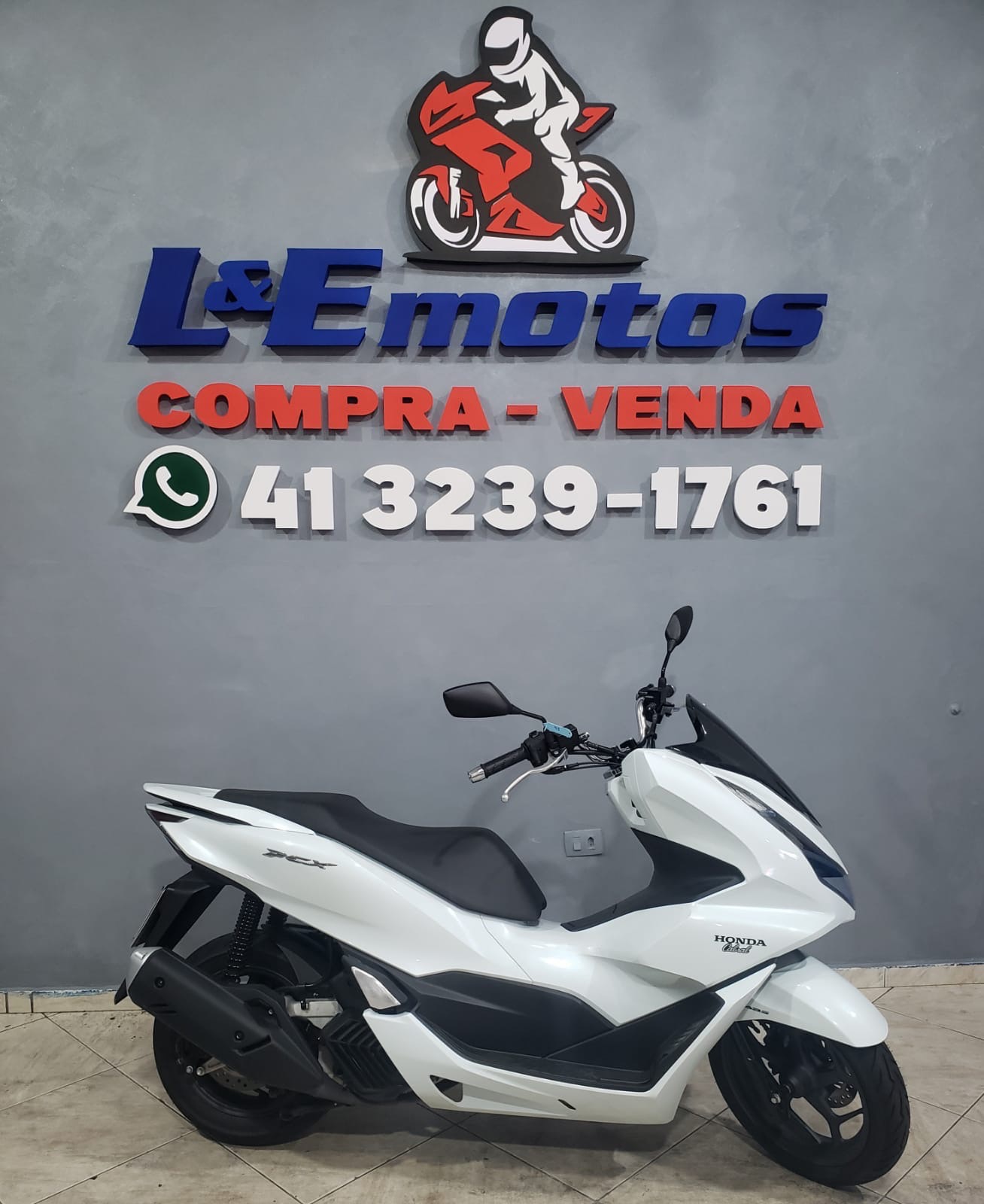 Honda PCX 160  na cor Branco em Curitiba / PR - 25369