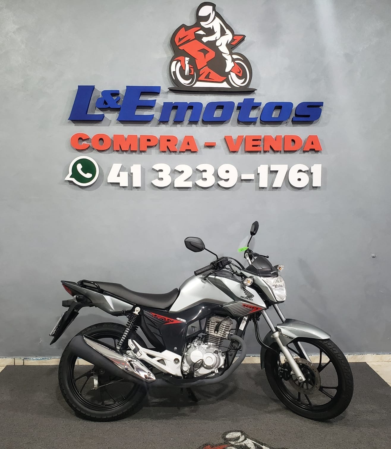 Honda CG 160 TITAN S Flex  na cor Preto em Curitiba / PR - 25371