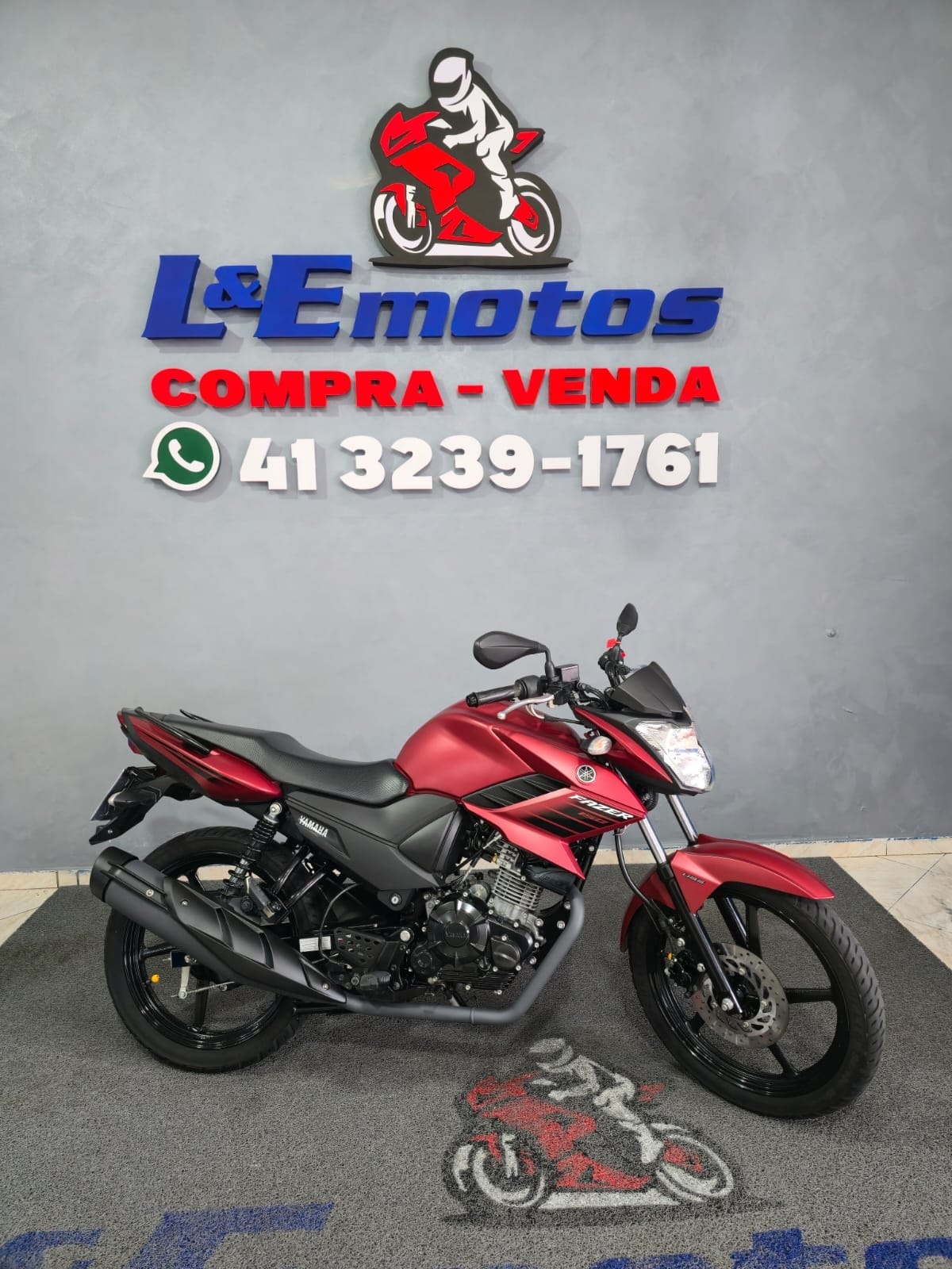 YAMAHA FZ15 150 FAZER FLEX  na cor Vermelho em Curitiba / PR - 25387
