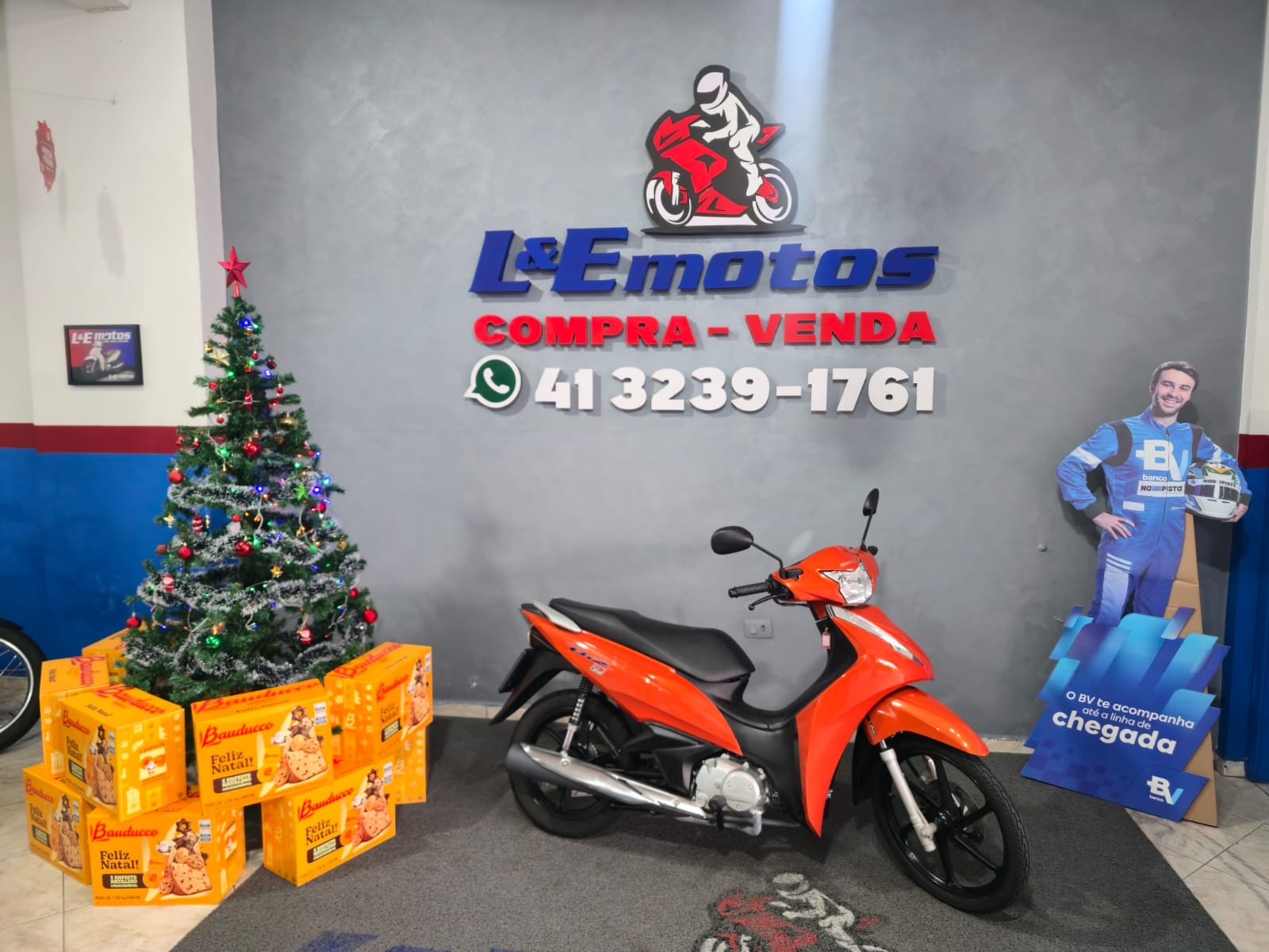 Honda BIZ 125 EX/ 125 EX FLEX  na cor Laranja em Curitiba / PR - 25396