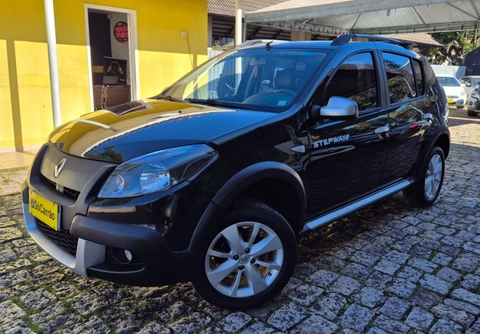 Renault Sandero 2012 Preto — foto 1 de 3